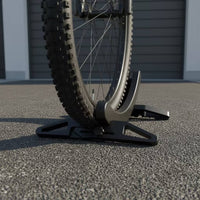 Bike Stand with Adjustable Cradle Slimline Cycle Parking Stand Cycle Parking Rack Stable Sturdy for Cyclists, Garage