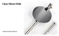 Telescopic Inspection Mirror Stainless Steel Construction 360 Degree Inspection Mirror Pen Fastener Design for Technicians