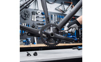 Bike Crankset with Bottom Bracket 130 Crankset with Bottom Bracket High-Strength for Commuters