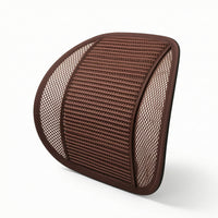 Ergonomic Support Cushion Breathable Back Support Cushion Soft Pillow with Straps Long-Lasting for Commuters