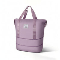 Expandable Travel Bag Large Capacity Travel Bag with Trolley Sleeve Waterproof for Travelers, Weekend Trips, Gym