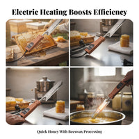 Digital Display Electric Honey Uncapping Corded Heated Uncapping Portable Honeycomb Cutter Lightweight for Apiary