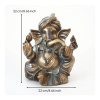Deity Figurine Elegant Elephant Figurine Elephant Statue Sculpted Tabletop Ornament Exquisite for Home Decor, Desk