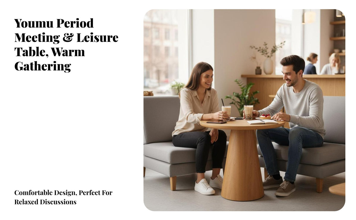 Leisure design Upholstered Armchair Thick padding Table and Chair Set Modern Design Cafe Seating Ergonomic Comfort for Business Owners, creamice Workers, Dessert Shop, Lounge Area, Living Room, Home Dining