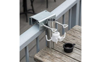 Threaded Screws Tube Socket Clamp Loop Handles Metal Clamp Bracket Multi-Part Adjustment Collar Assembly Smooth Finish