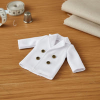 1/12 Scale Doll Coat Finely Sewn 1/12 Scale Doll Clothes Fine Workmanship Miniature Trench Coat for Hobbyists