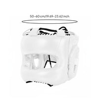 Full Face Sparring Headgear Thickened Ear Protection Boxing Headgear Tear Resistant PU Crossbar for Fighters, Competition