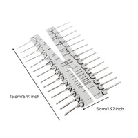 Capillary Diameter Measuring Tool Precision Measurement Capillary Tube Gauge Double Sided Scale Inner Outer Diameter Gauge