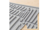 Silicone Cat Litter Mat Non-Slip Litter Mat with Grooved Surface Flexible Foldable for Cats