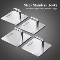 Kitchen and Washroom Wall Hook for Home Organization, Heavy Duty Coat and Key Hook for Homeowner, Towel Hook for Student, Shower Use