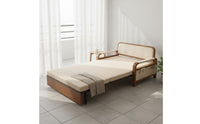 Foldable Pull-extendable Sofa Bed expandableableable transformable Couch Multi-Functional Living Room Furniture 2-in-1 Design for Apartment Dwellers, homeowners, Students, Small areas, Office