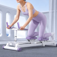 Knee Crawl Machine Adjustable Incline Back Exercise Machine Waist Training Machine Padded Home Gym Equipment Built-in Counter