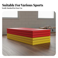 Judo Mat Non-Slip Tatami Mat Cushioning Support Grappling Floor Tile for Fighting Artists, Wrestlers, Competition Venue, School, Workout