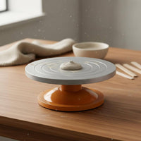Sculpting Turntable Smooth Rotation Pottery Turntable Ball Bearing Mechanism Pottery Banding Wheel for Artists, Kitchen