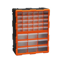 Translucent Fronts 39-Drawer Cabinet Clear Drawers 39 Drawer Organizer