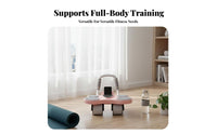 Elbow Support Abdominal Wheel Non-Slip Wheels Automatic Elastic Return Ab Wheel Midsection Exercise Wheel Ergonomic Design