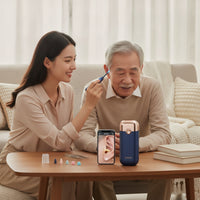 Ear Cerumen Removal Tool with Camera Handheld Ear Cleaning Kit with Camera Rechargeable Lightweight for Adults, Home, Travel