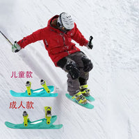 冬季滑雪鞋野外踏雪鞋 通用加厚滑雪鞋迷你滑雪板 户外一代滑雪鞋