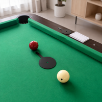 Billiard Aiming Practice Sticker for Eight-Ball and Nine-Ball, Imaginary Ball Training Aid for American and English Pool Tables