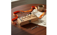 Kids Toy Portable Design Wooden Screw Driver Board Activities Tools Young Child Screw and Nut Toy for Preschoolers, Travel