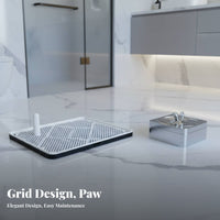 Indoor Dog Potty Easy to Clean Dog Potty Tray Puppy Pee Tray Portable Pet Supplies High Load Capacity for Small Dogs, Balcony