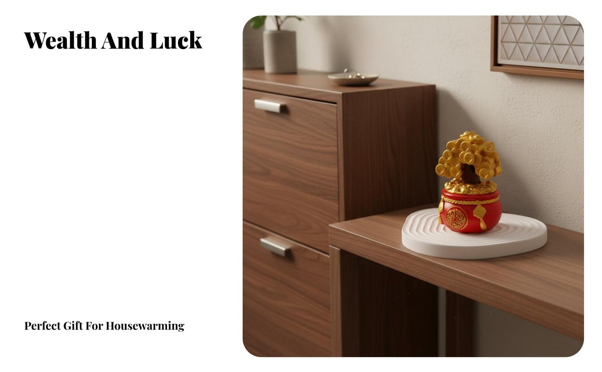 God of Wealth Statue Perfect Housewarming Gift Wealth Shen Figurine Chinese Prosperity Decoration Traditional Design