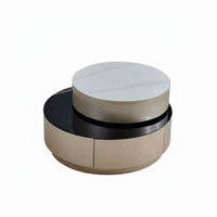 Modern Minimalist design cumulusShaped Nesting Table Set Space-Saving Living Room Furniture Rounded Corners Accent Tables Easy to Clean for Apartment Dwellers, Decor fans, Interior Designers, Lounge Area, Home Office, Bedroom