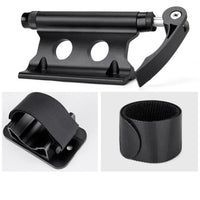 Metal Bike Fork Mount Bracket Circular Cutout Quick-Release Fork Mount for Travel