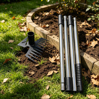 11-Tine Rake Head Wear-Resistant Heavy Duty Cultivator Head Bend-Resistant Soil Loosening Rake Attachment for Farmers, Gardeners, Farm, Garden, Yard