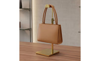 Bag Display Stand Sturdy Construction Retail Bag Display Stand Thickened Base Stainless Steel Purse Rack for Boutique Owners, Boutiques