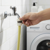 Washing Machine Hose Connector Leak-Resistant Quick Connect Faucet Adapter Car Wash Hose Adapter Long-Lasting Construction