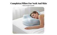 Pressure Relief Butterfly Neck Pillow Skin-Friendly Material Side Sleeper Neck Pillow Breathable for Adults, Back Sleepers, Bedroom, Rest