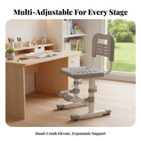 Ergonomic Design Adjustable Posture Chair Grows with Child Adjustable Posture Seat Stable Frame children's Furniture Padded Cushion for Students, Teens, Parents, School, Study Room, Home, Bedroom