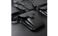 Hands-Unrestricted Chest Bag with Adjustable Harness Slim Chest Bag with Harness Pack Ambidextrous for Commuting