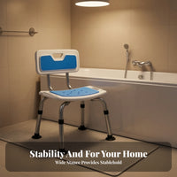 Shower Stool with Backrest