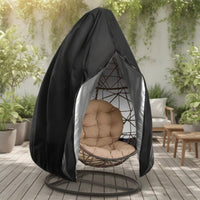 Hanging Egg Chair Cover Waterproof Egg Chair Cover with Zipper Dustproof for Garden, Balcony, Backyard
