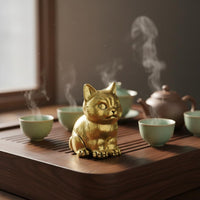 Auspicious Mascot Astrological Dragon Statue Long-Lasting Feng Shui Dragon Statue Intricate Details Tea Pet Handmade for Collectors, Desktop, Office
