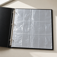 18-Pocket PP Photo Album Refill Pages for Instant Photos & Collectible Cards