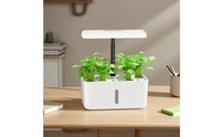 Full-Spectrum 10-Pod Hydroponics Growing System Intelligent Hydroponic Planter with Grow Light Compact Indoor Garden with LED Grow Light spaceSaving for Apartment Dwellers, Beginners, Kitchen, Countertop, Office