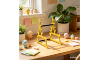 Mini Squat Rack Desk Organizer Multi-Functional Squat Rack Pen Holder Carbon Steel Fitness Themed Desk Holder for Weightlifters