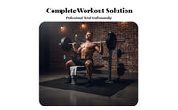 Multifunctional Barbell Bench Press Rack Multi-Functional Adjustable Bench Press Rack Commercial Grade Strength Training Equipment Heavy Duty for Powerlifters, Bodybuilders, Athletes, Home Gym