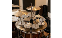 Cymbals HiHat Bell Mountable Cymbals HiHat Tambourine Universal Drum Accessory for Percussionists