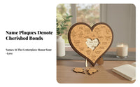 Engraved Heart Fit-Together Decorative Piece Includes Greeting Card Keepsake Game Heartfelt Notes Sentimental Gift for Significant Others