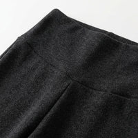 Thermal Leggings Women with Fleece Lined Wide Leg Design, Maternity Clothes Thick Warm Loungewear Pants, High Elastic