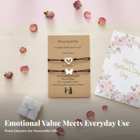 Matching Bracelet Set Meaningful Message Card Family Desire Bracelet for Sisters