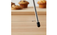 Cheese Wire Slicer Easy to Clean Cake Tiering Slicer Comfortable Grip Stainless Spread Portioner for Home Cooks, Bakery, Restaurant