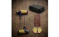 Emergency Tubeless Tire Repair Kit Portable Tire Plug Kit with T-Handle Tools Universal Handheld for Drivers