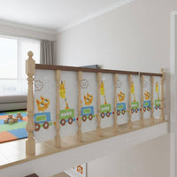 Thickened Balcony Protective Mesh Easy to Install Stair Guard Net Long-Lasting Polyester for Toddlers