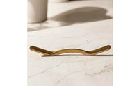Brass Massage Rod Ergonomic Gua Sha Tool Copper Alloy Massage Tool for Masseuses, Athletes