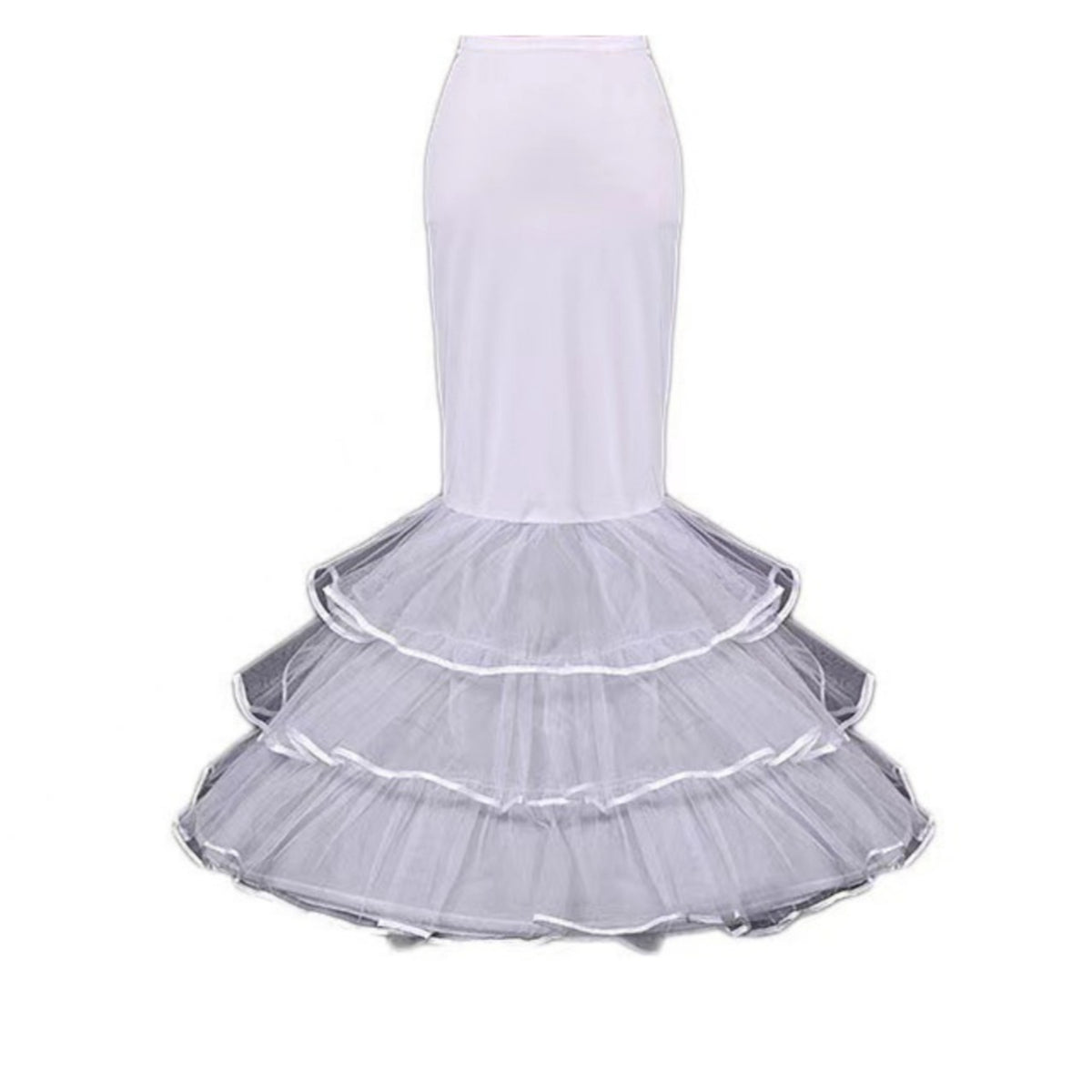 Mermaid Petticoat Flared Bottom Fishtail Petticoat Fitted Top